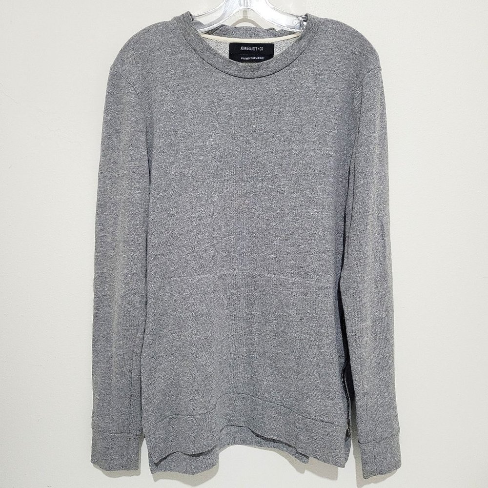 John Elliott + Co Mens Sweatshirt Side Zippers